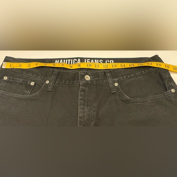NAUTICA JEANS COMPANY MEN’S BLACK JEANS, RELAXED FIT 36 X 32 - Picture 8 of 11